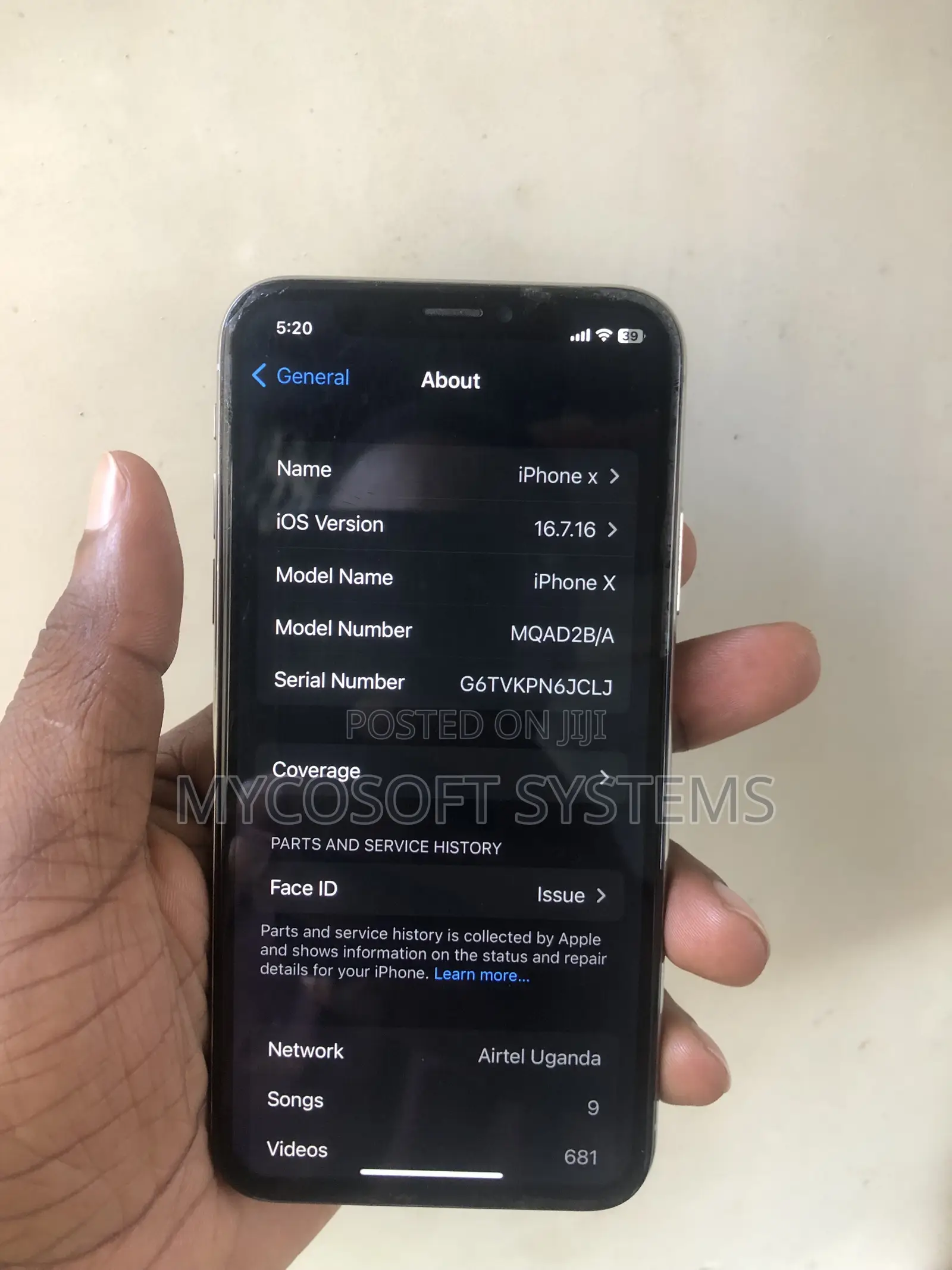 Apple iPhone X 64 GB White