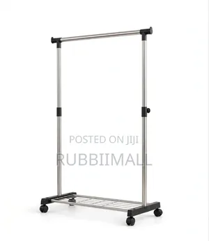 Portable Single-Rod Clothes Rack 75cm