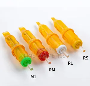 20PCS Yellow-Dragonfly Premium Cartridge Tattoo + Microblading Needles