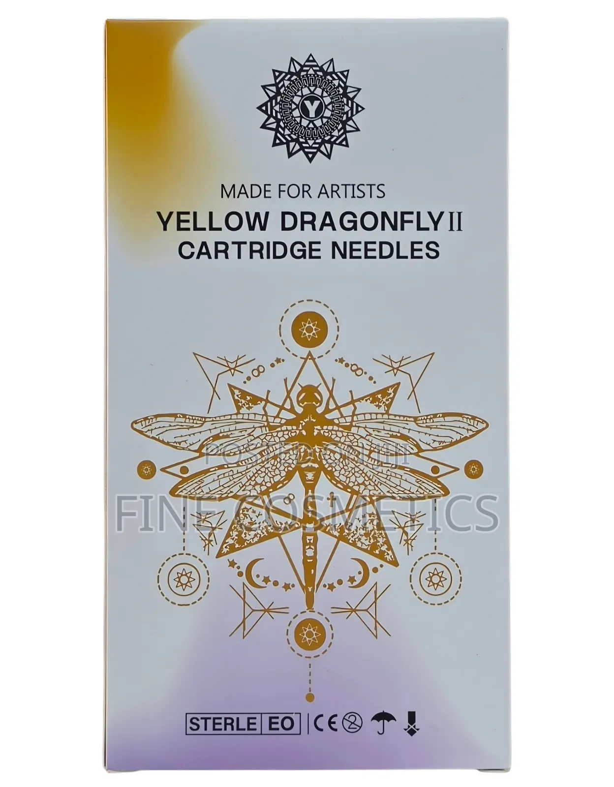 20PCS Yellow-Dragonfly Premium Cartridge Tattoo + Microblading Needles