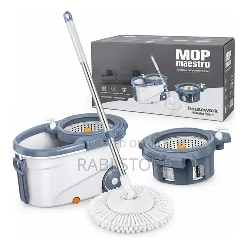 3pcs House Work Mop With Bucket and Drying Section