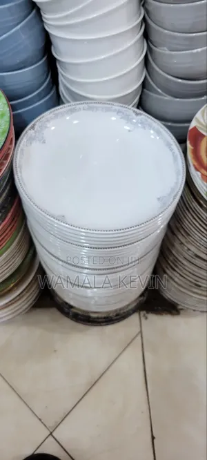 Asset of a White Dinner Plates