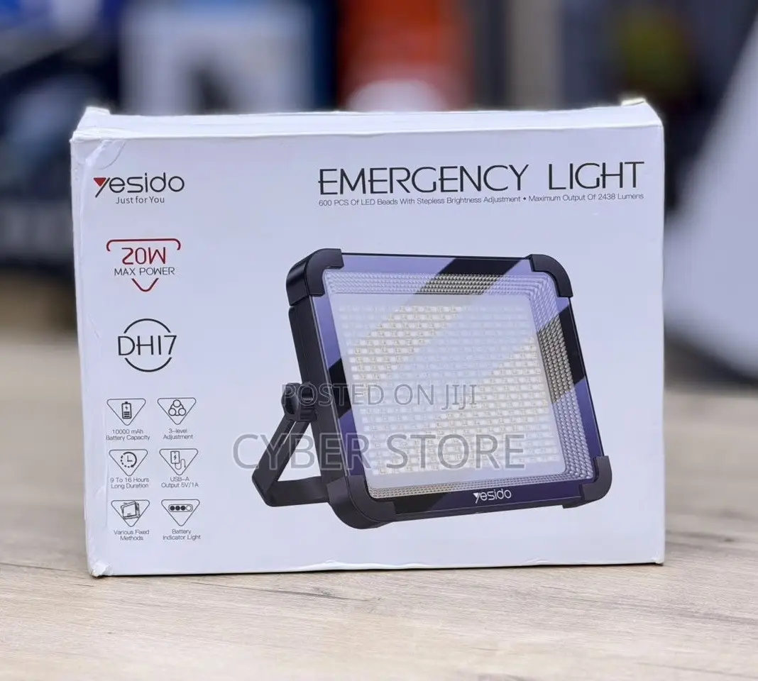 Yesido DH17 Emergency Light, a 20W Portable Outdoor LED Floodlight