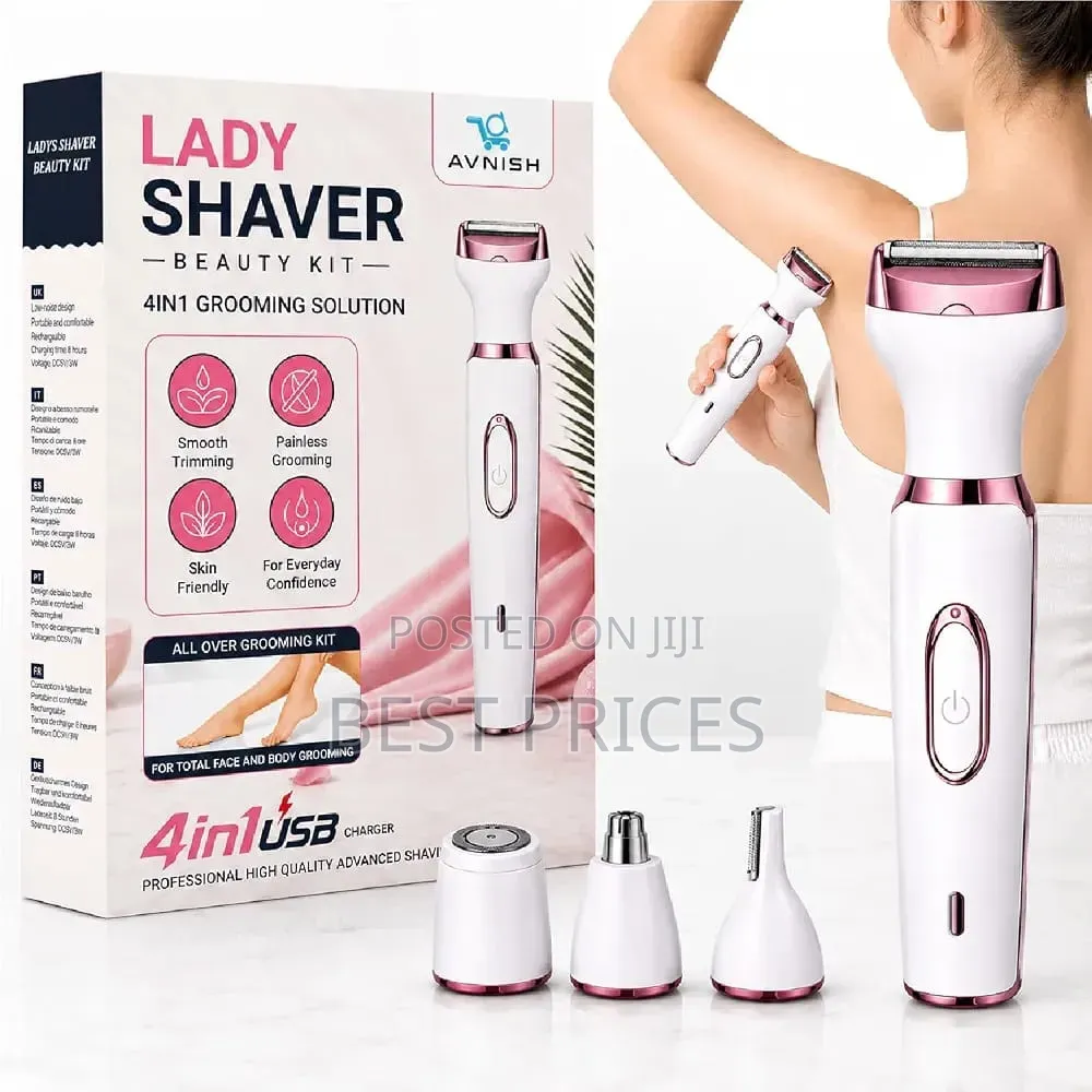 Avnish 4-in-1 Lady Shaver Beauty Kit