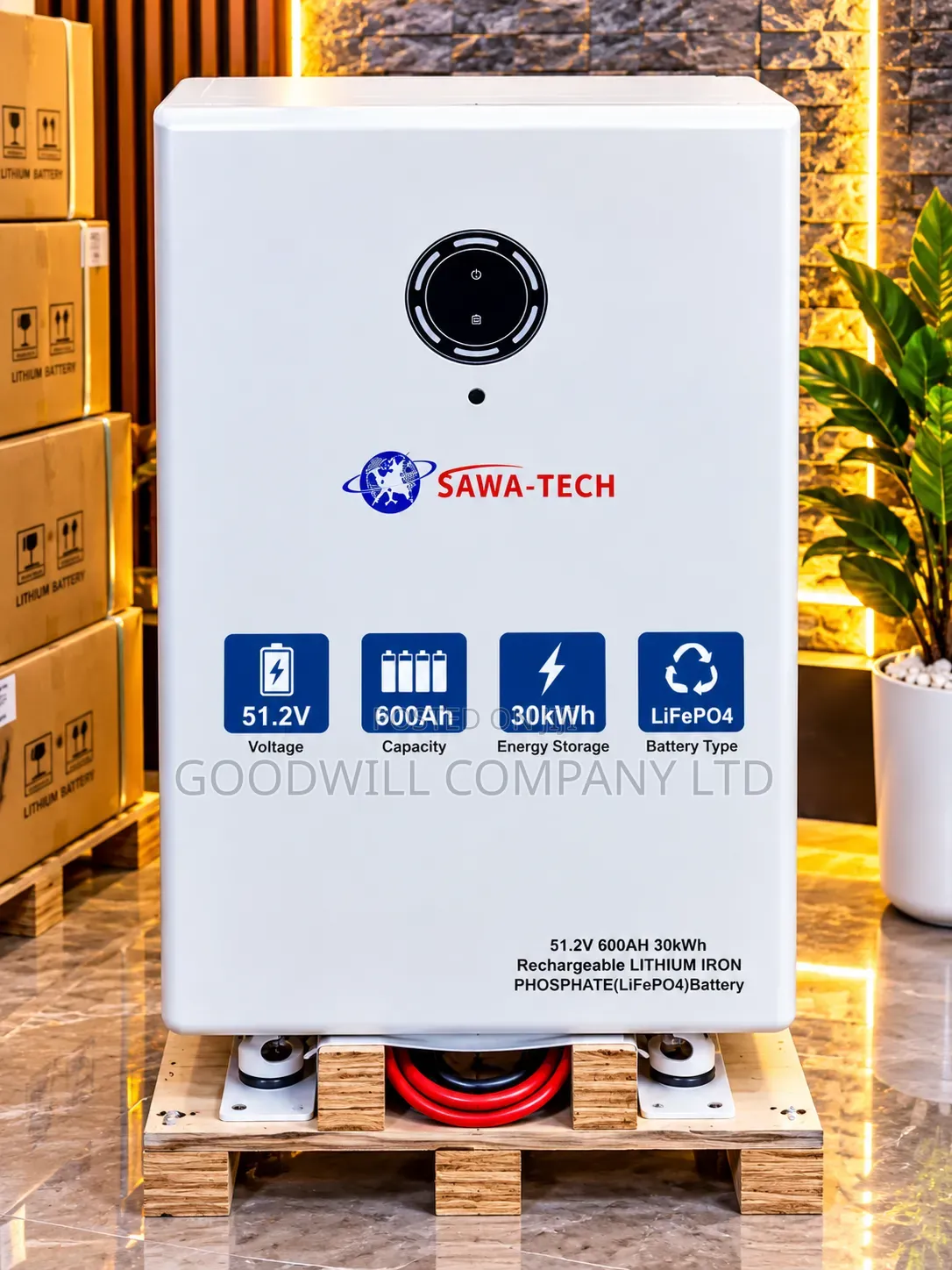 Litheum Battery Sign 30kwh 600ah 51.2v Sawa Tech Lithium Battery - Goodwill Company Ltd ...