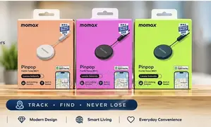 Momax Pinpop Find My Locator Tracker, Instant Lost Alarm Setting