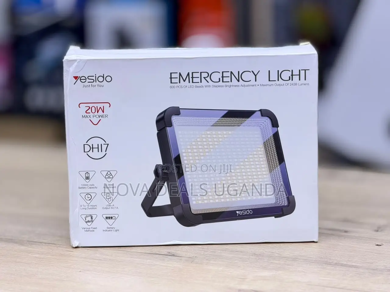 Yesido High Brightness Outdoor Floodlight Emergency Light, DH17