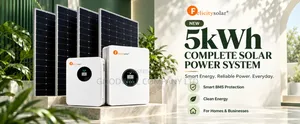 5kwh Lakeside Hybrid/Lithium Solar Energy System Full Kit