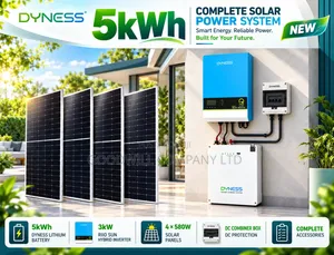 5kwh Ecosun Energy Hybrid / Lithium Solar System Full Kit