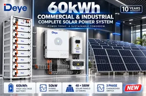 60kwh Megasun Energy Hybrid/Lithium Solar System Full Kit