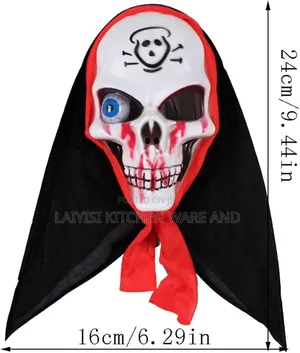 Halloween Ghost Man Full Face Scary Eyeball Mask Halloween Horror Mask