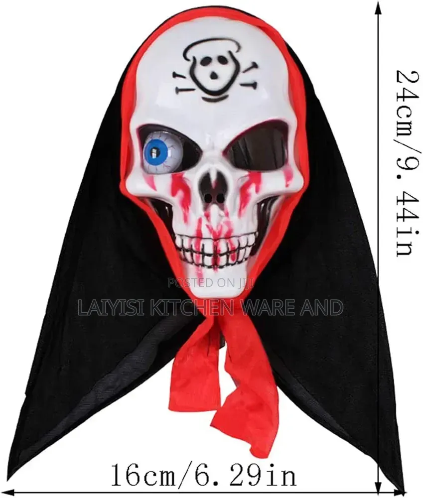 Halloween Ghost Man Full Face Scary Eyeball Mask Halloween Horror Mask