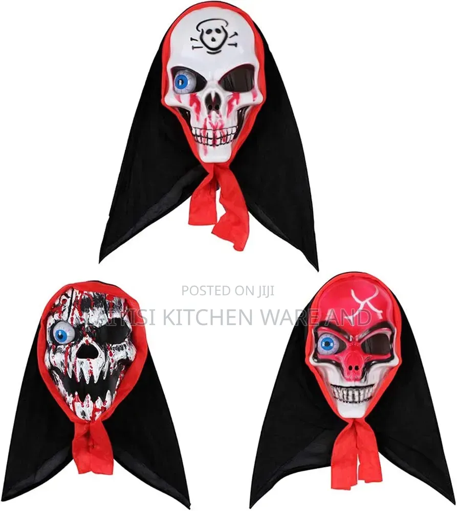 Halloween Ghost Man Full Face Scary Eyeball Mask Halloween Horror Mask