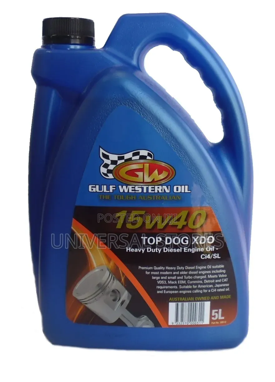 5L SWA Brand SAE-40W High Performance Diesel Engine Oil.
