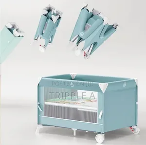Foldable Toddler Portable Bed Color Varies