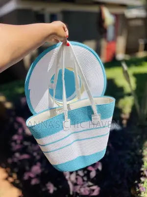 Beach/ Vacation Bag and Hat Set