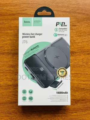 Hoco J76 Bobby Wireless Fast Charger Power Bank (10000mAh)