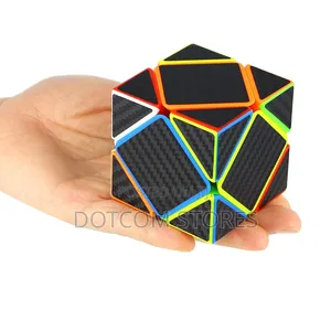 Black Carbon Fiber Skewb Speed Puzzle Magic Cube