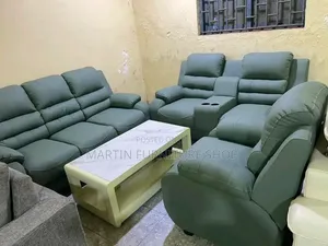 6 Seater Modern Leather Sofa Set in All Colours Readily Available