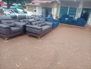6 Seater Modern Leather Sofa Set in All Colours Readily Available