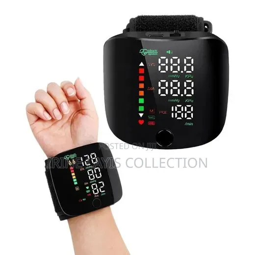 Recheargeable LED Digital Automatic Wrist Blood Pressure Monitor