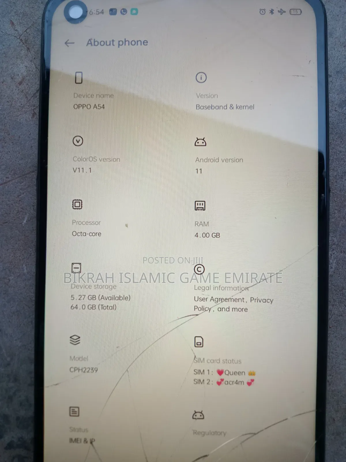 Oppo A54 64 GB Black