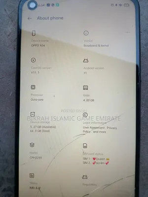 Oppo A54 64 GB Black