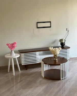 TV Stand Tvstand/Flat TV Stand 6ft/Storage Tvstand White