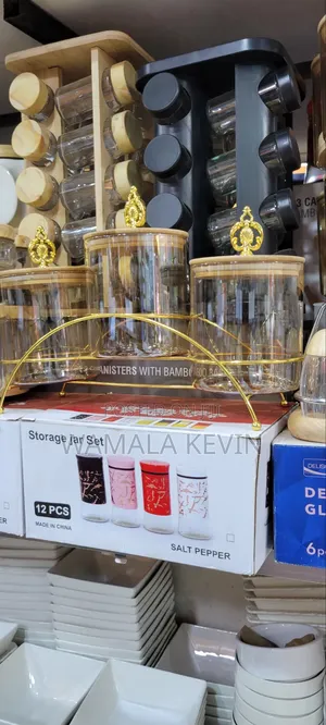Glass Storage Jar Set