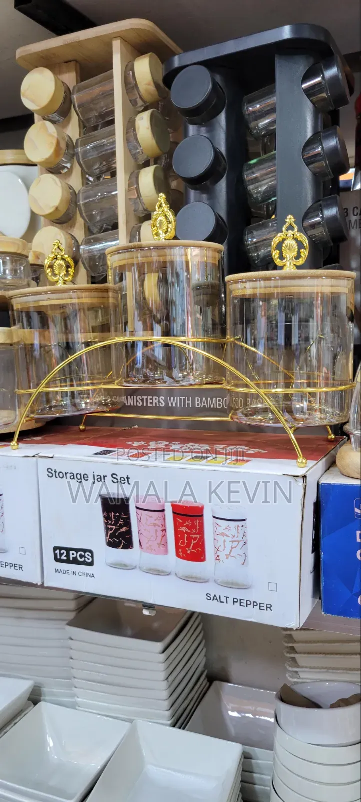 Glass Storage Jar Set