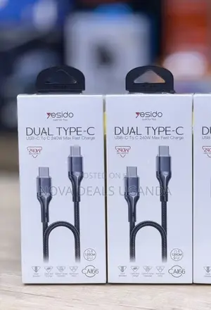 Yesido CA166 240W Fast Charging Type-C to Type-C