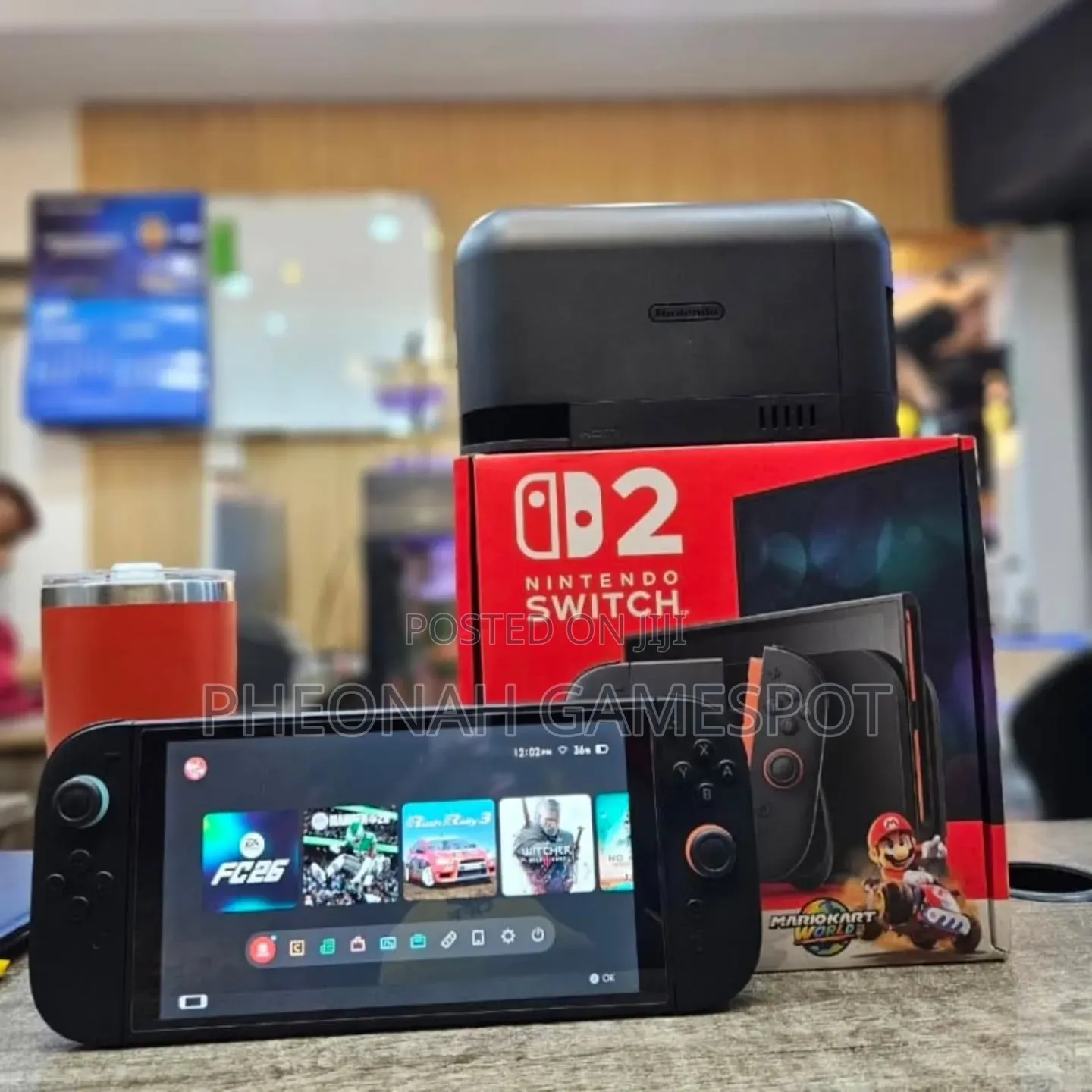 Nintendo Switch 2. The Battery Outlasts a Long Speech From Museveni