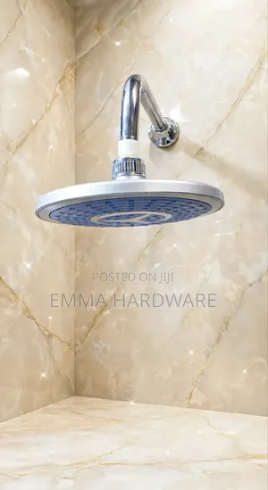 Shower Head Round With Short Stick for Bathroom Accessories