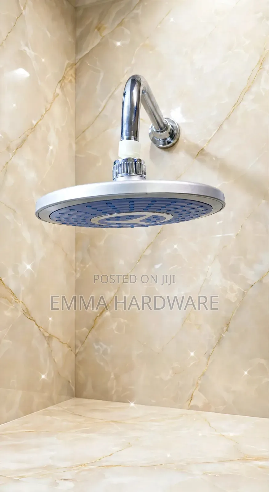 Shower Head Round With Short Stick for Bathroom Accessories