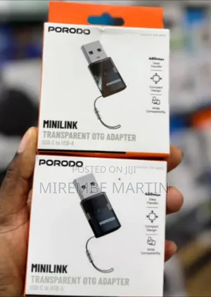 Porodo Minilink Transparent OTG Adapter