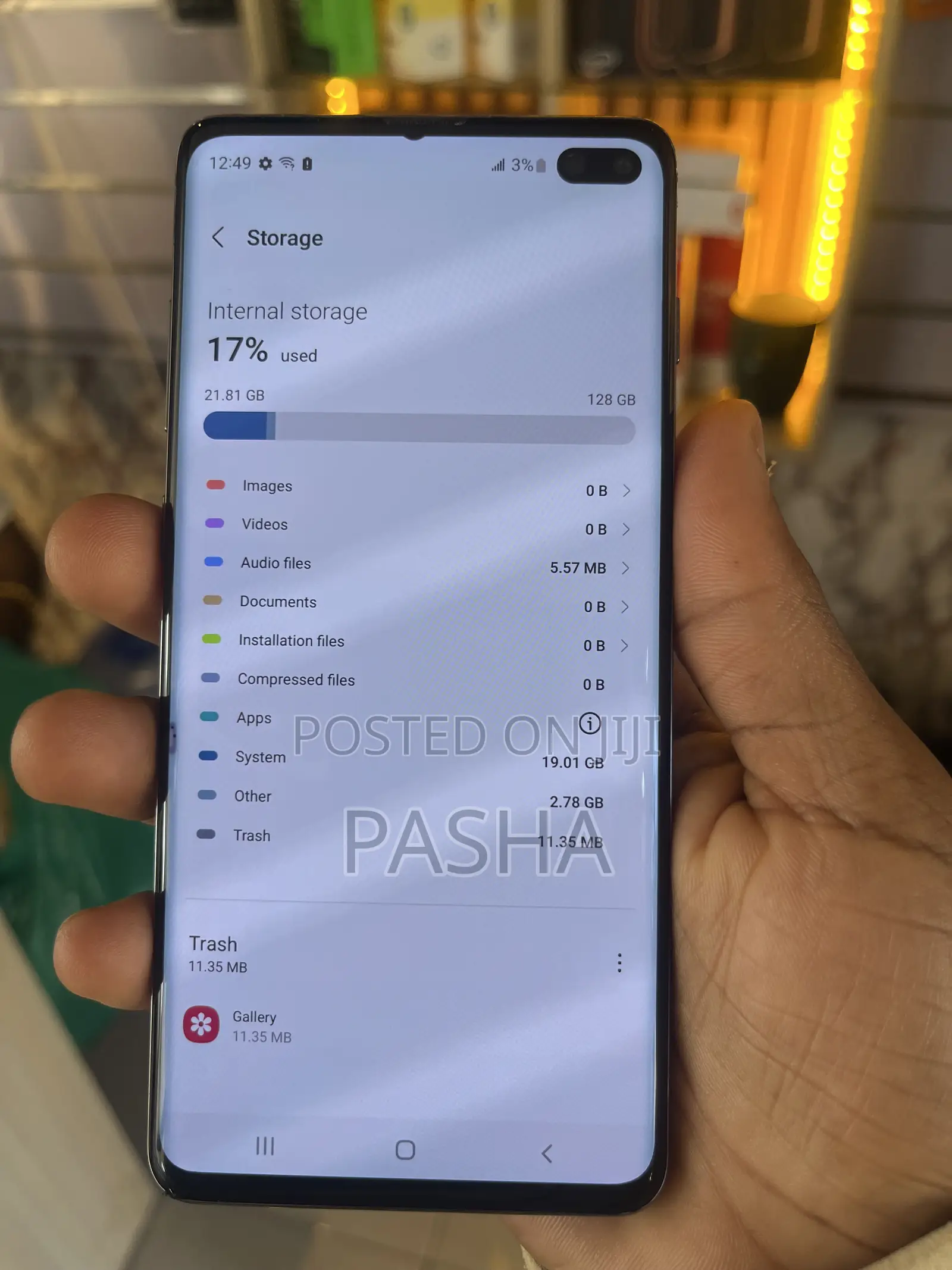 Samsung Galaxy S10 Plus 128 GB Black