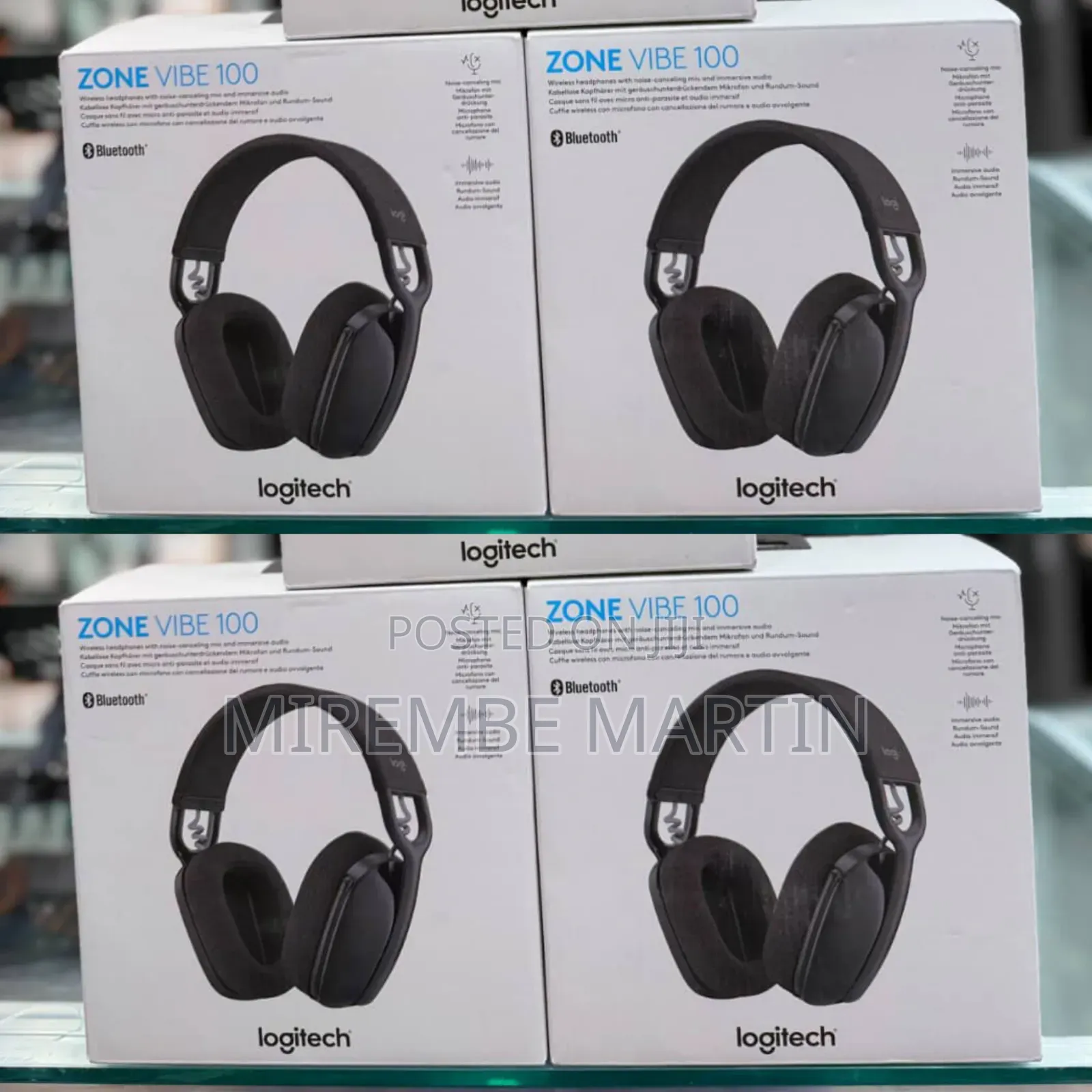 Logitech Zone Vibe 100 Wireless Over-Ear Headset