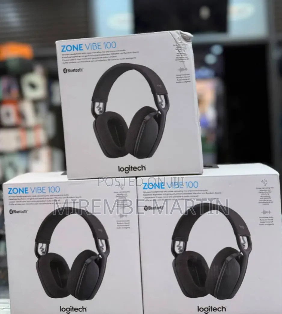 Logitech Zone Vibe 100 Wireless Over-Ear Headset