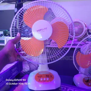 Rechargeable Table Fans With Light