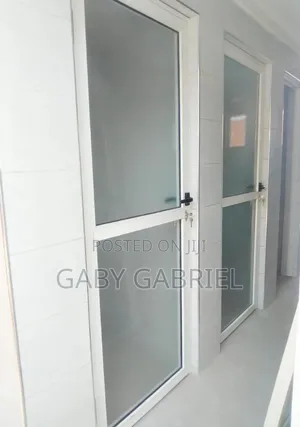 Simple Door Two Panels Frosted
