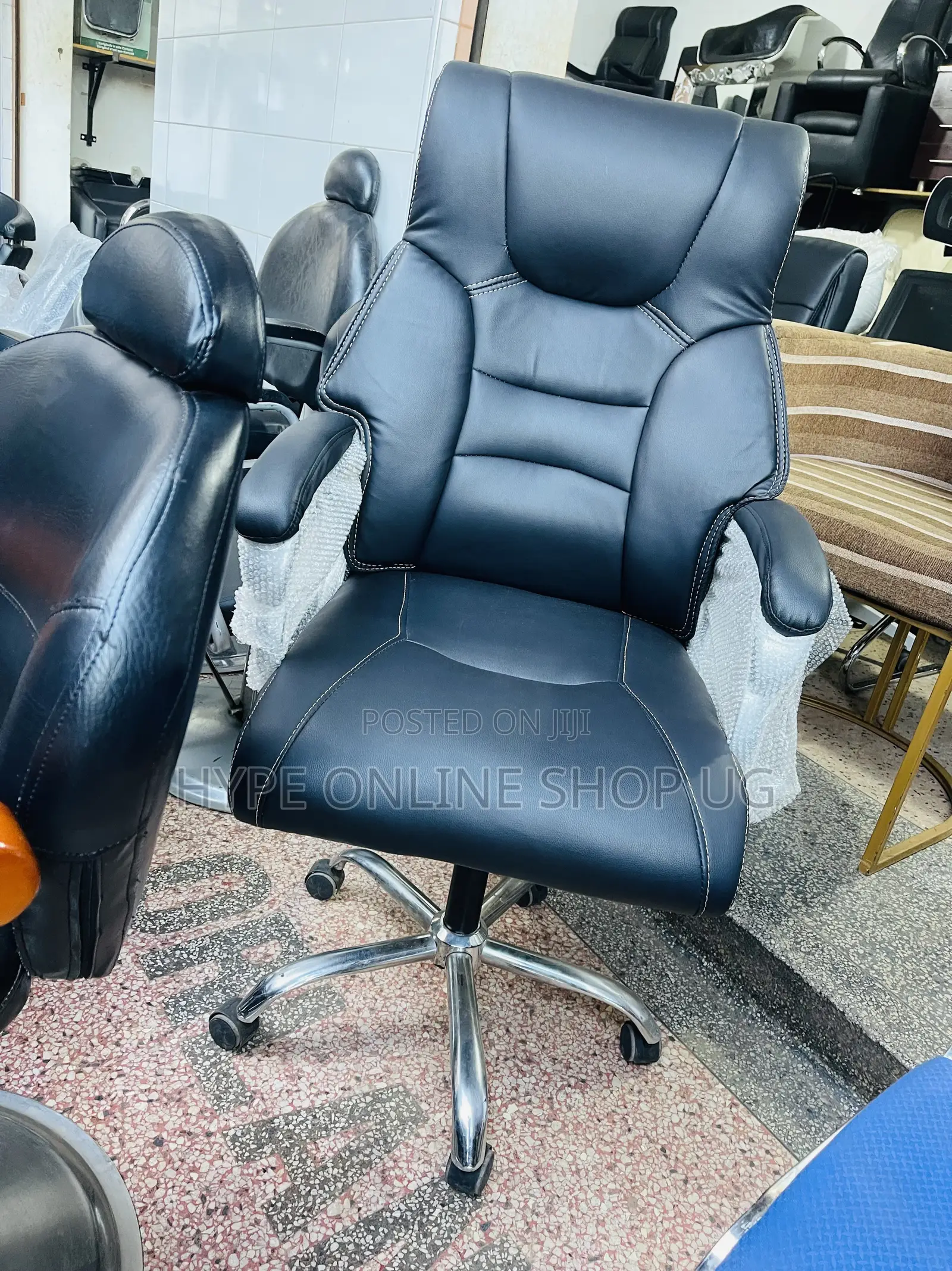 Brandnew Black Heavy Handle Office Adjustable Chair