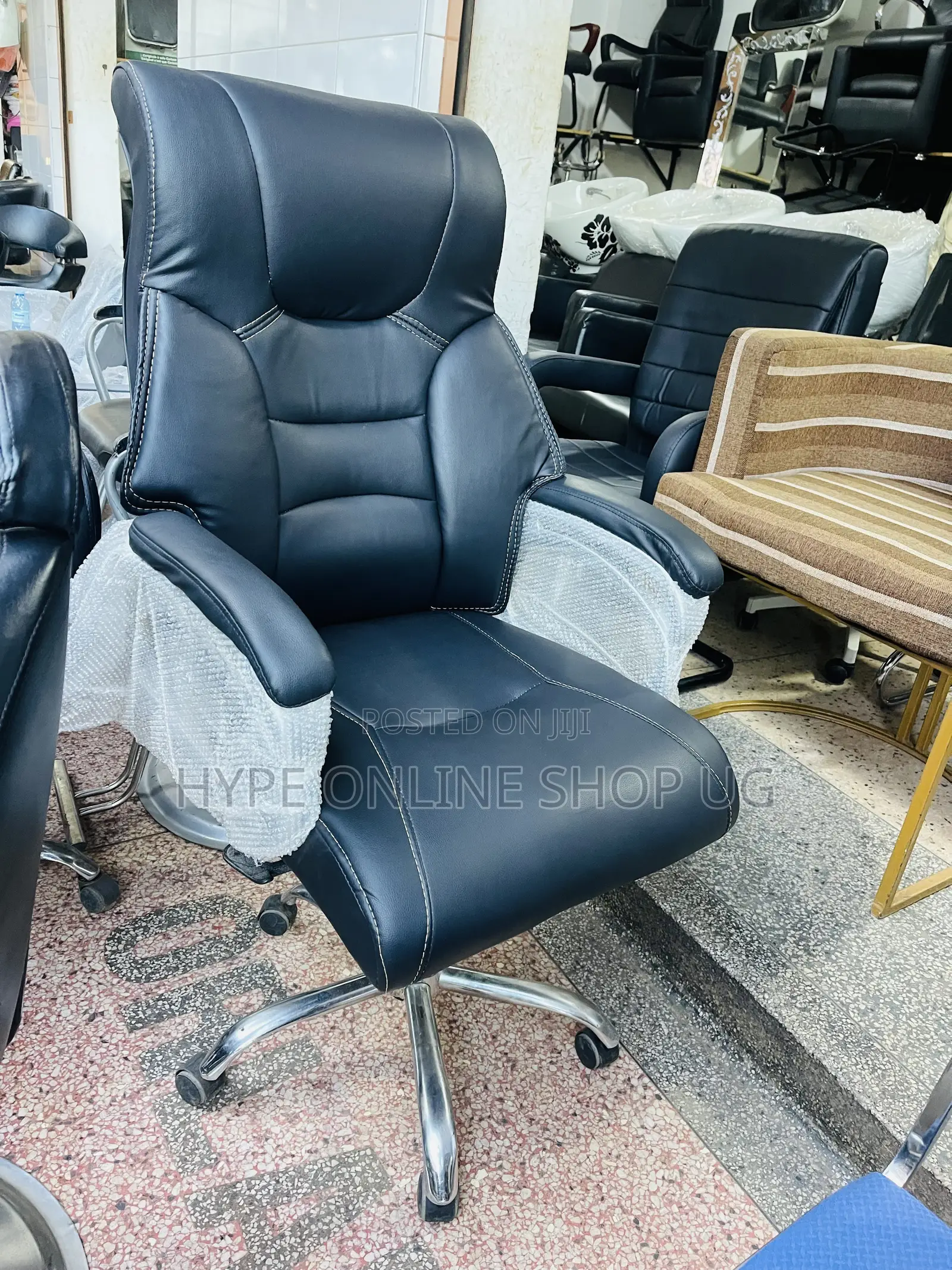 Brandnew Black Heavy Handle Office Adjustable Chair