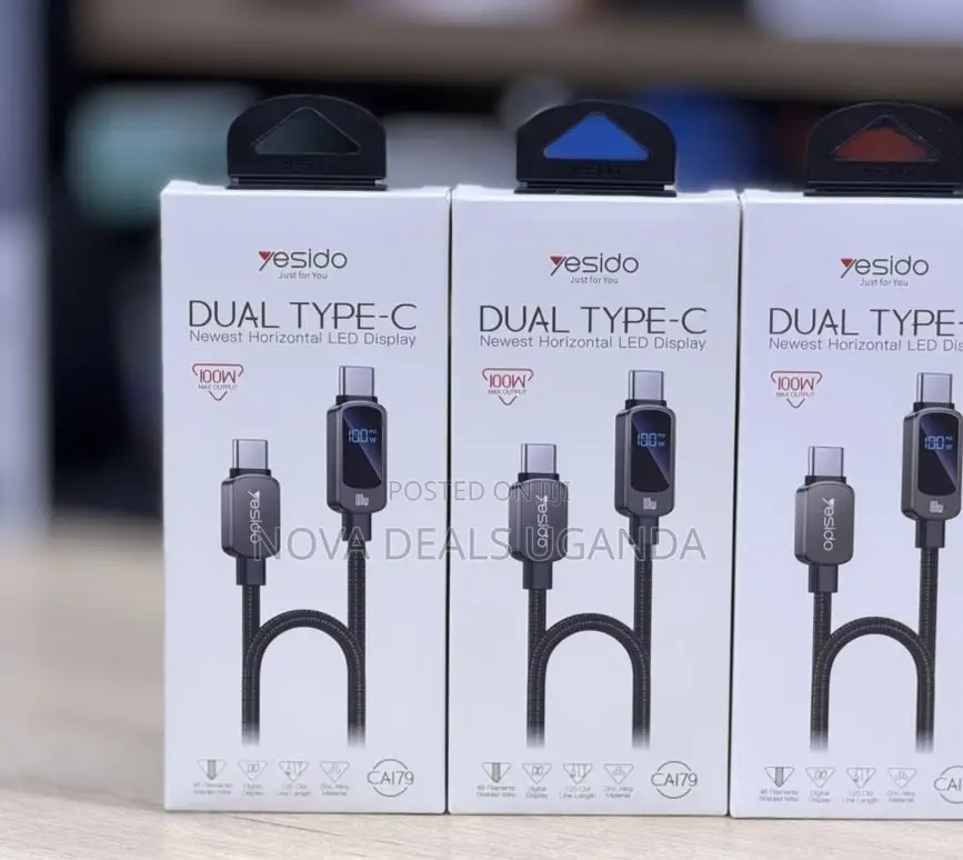 Yesido CA179 Type-C to Type-C Cable 100W Fast Charger