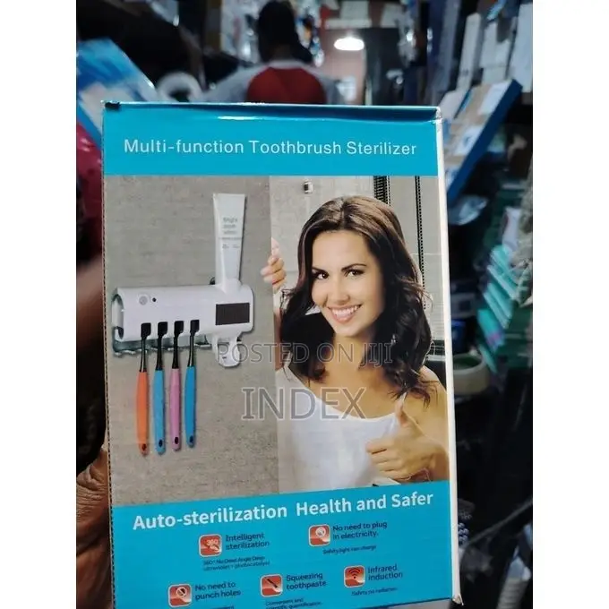 UV Automatic Toothpaste Dispenser ToothBrush Sterilizer