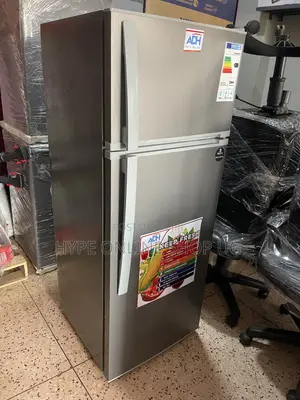 Imported Used Silver 350L Adh Double Door Refrigerator