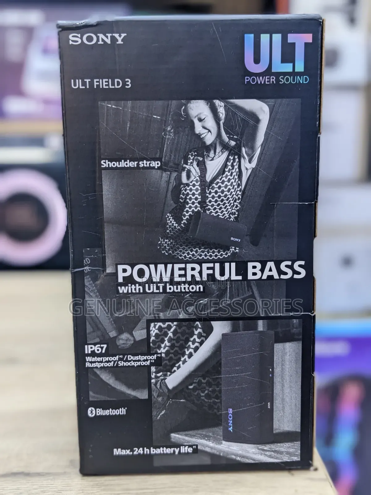 Sony ULT Field 3 Ultra Portable Bluetooth Speaker With ULT Power Sound