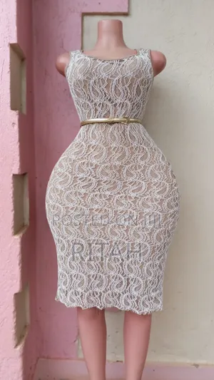 Elegant White Lace Bodycon Dress
