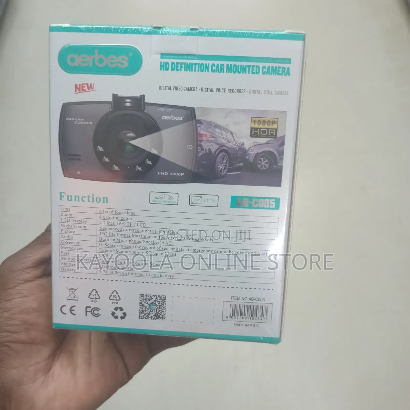 Aerbes HD Definition Car Mounted Camera ( Model AB- C005)
