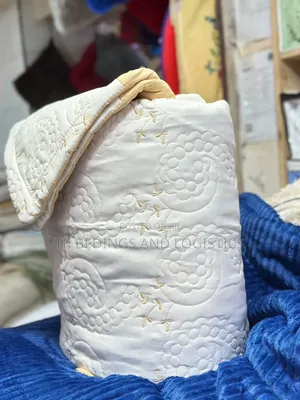 Cotton Bedspread 6*6 Cream