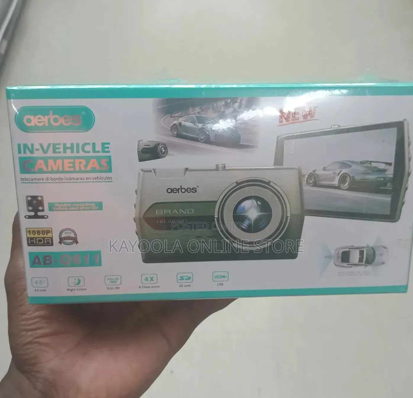 Aerbes AB- Q611 Dual Car Dash Camera DVR